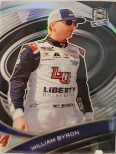 William Byron #8 Racing Cards 2022 Panini Chronicles Nascar Spectra