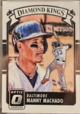 Manny Machado #3 Baseball Cards 2016 Panini Donruss Optic