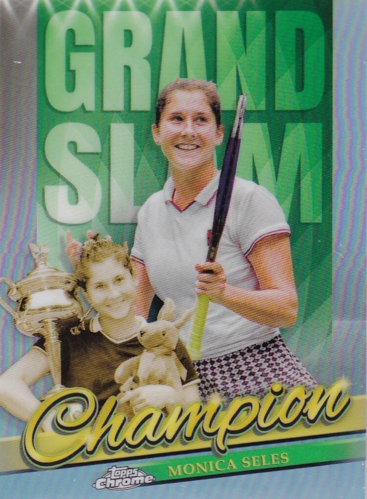 Monica Seles #GSC-MS Tennis Cards 2024 Topps Chrome Grand Slam Champions
