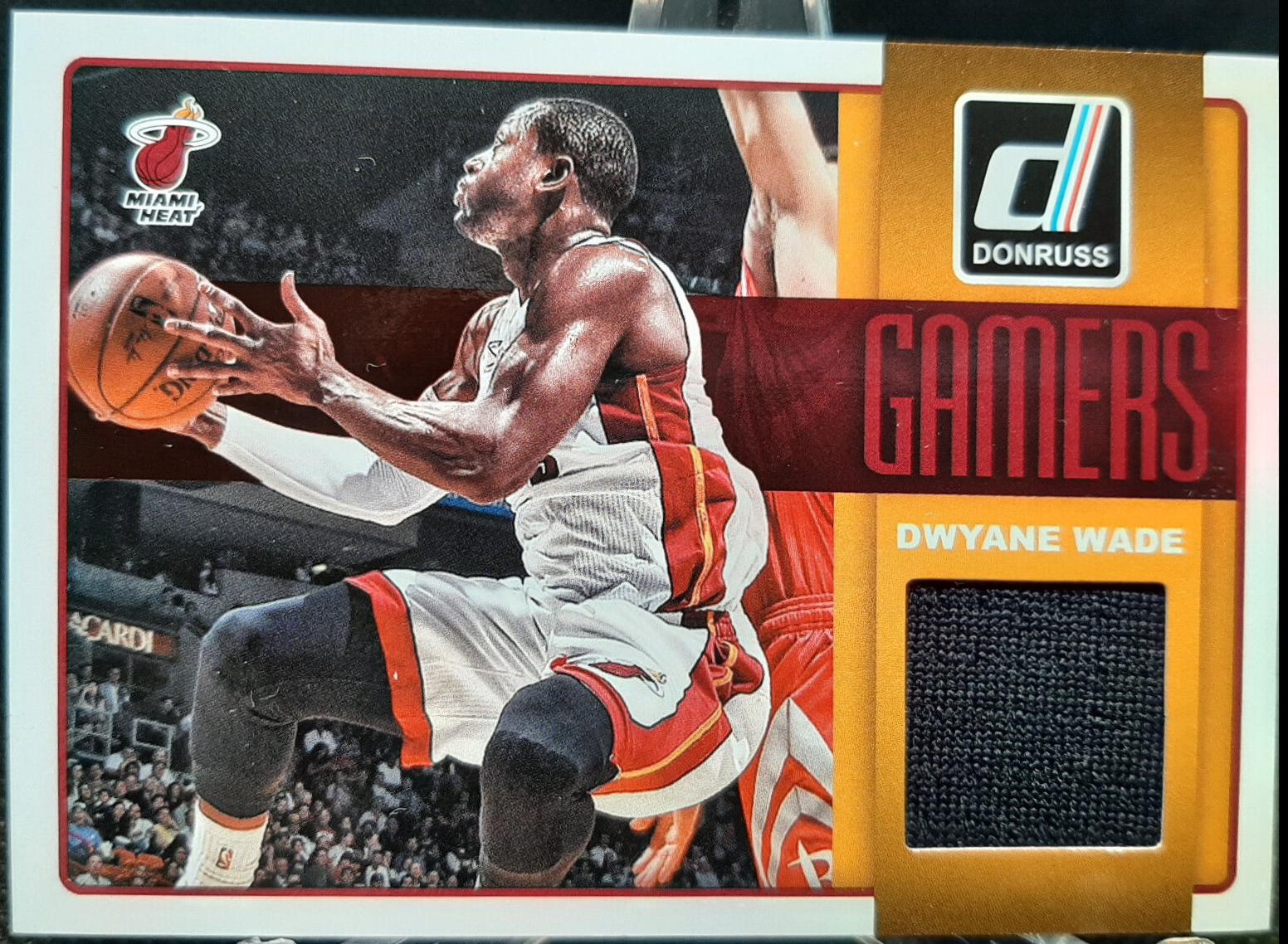 Dwyane Wade #6 Basketball Cards 2014 Panini Donruss Gamers Jersey