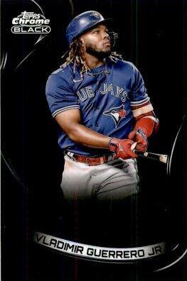 Vladimir Guerrero Jr. #2 Baseball Cards 2022 Topps Chrome Black