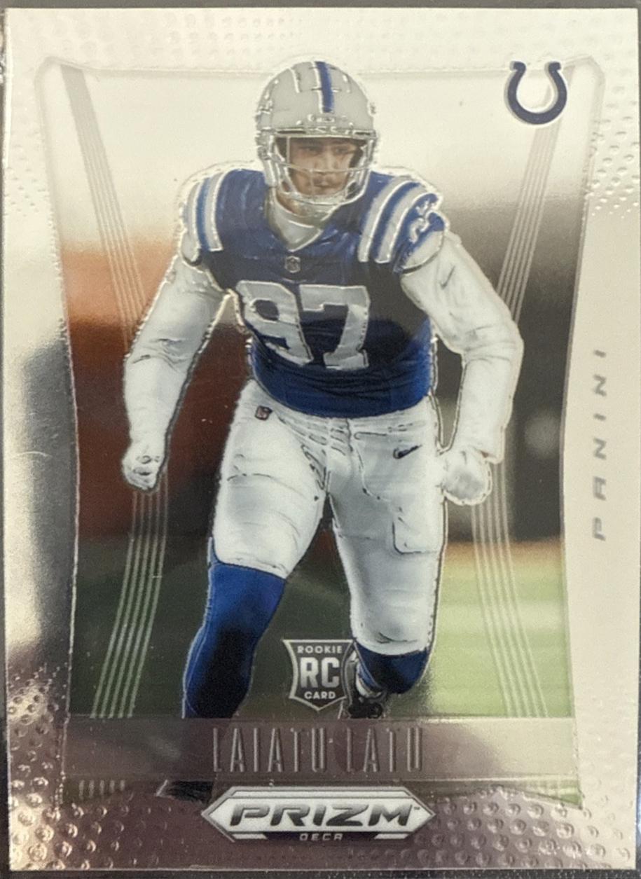 Laiatu Latu #136 Football Cards 2024 Panini Prizm Deca