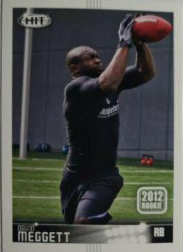 Davin Meggett #52 Football Cards 2012 Sage Hit