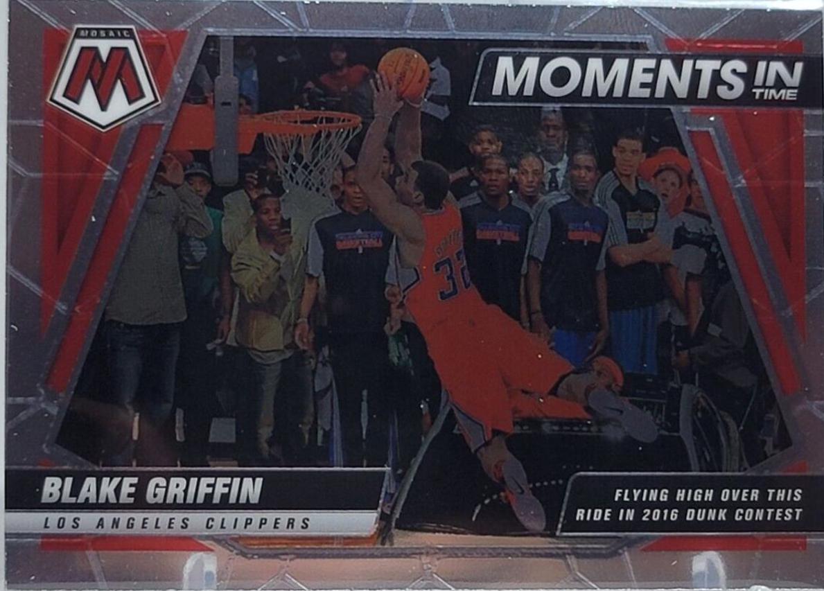 Blake Griffin #3 Basketball Cards 2021 Panini Mosaic Moments in Time