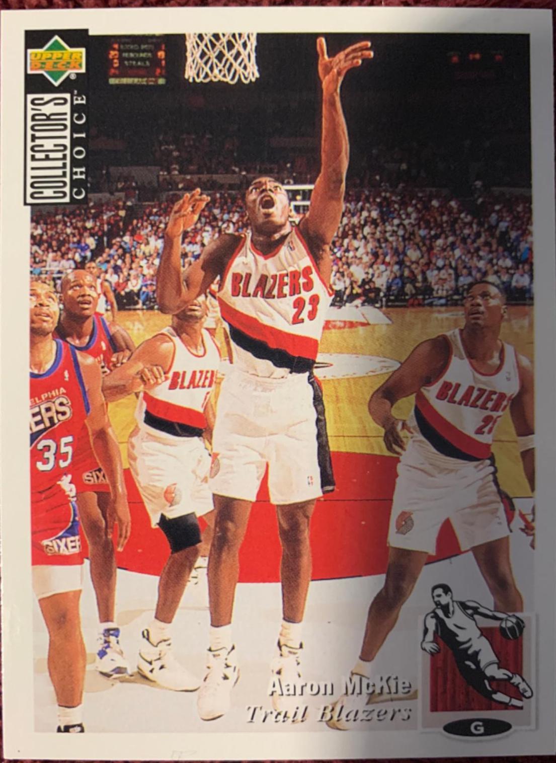 Aaron McKie #341 Basketball Cards 1994 Collector's Choice