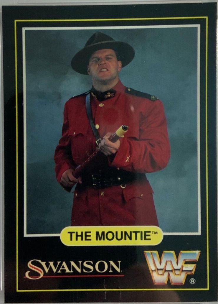 The Mountie Wrestling Cards 1991 Swanson WWF
