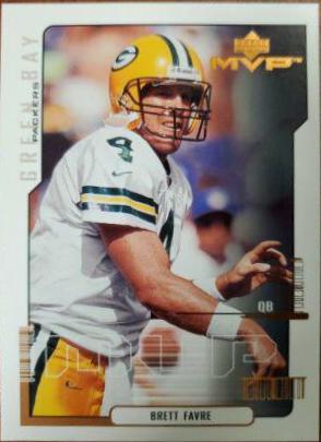 Brett Favre #62 Football Cards 2000 Upper Deck MVP