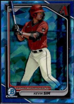 Kevin Sim #BCP-34 Baseball Cards 2024 Bowman Chrome Prospects Sapphire