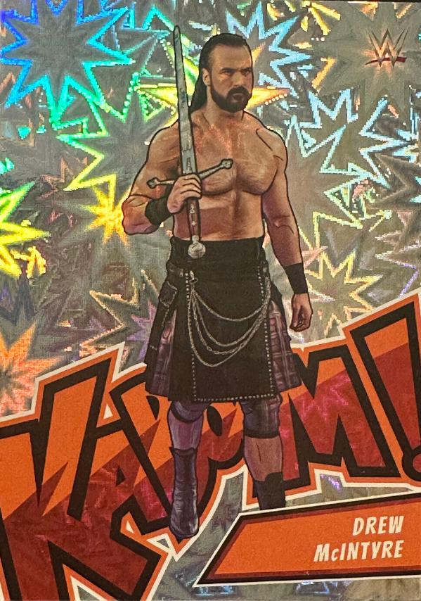 Drew McIntyre #13 Wrestling Cards 2023 Panini Revolution WWE Kaboom