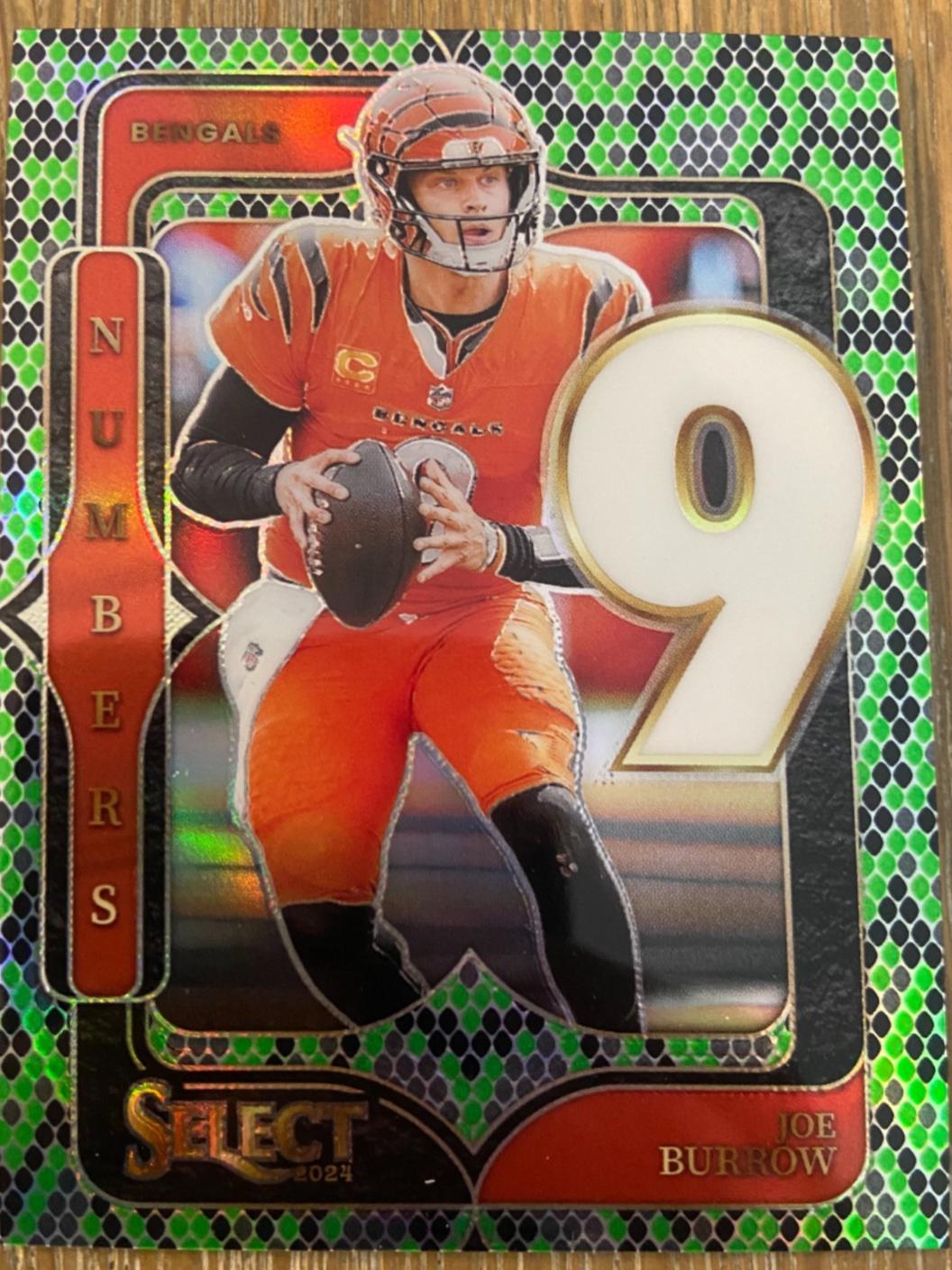 Joe Burrow [Green Black Snakeskin Prizm] #15