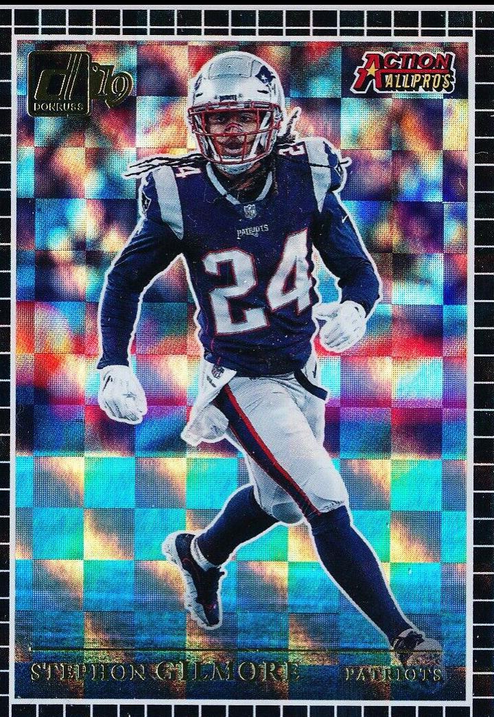 Stephon Gilmore #AAP 10 Football Cards 2019 Donruss Action All Pros