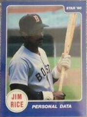 Personal Data [Perforated Glossy] #11 Baseball Cards 1986 Star Rice Prices