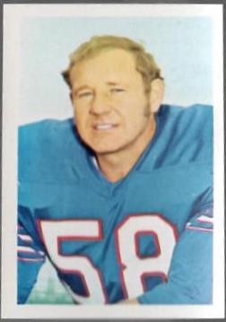 Mike Stratton #44 Football Cards 1972 NFLPA Wonderful World Stamps