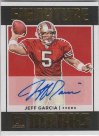 Jeff Garcia Football Cards 2018 Donruss Signature Marks