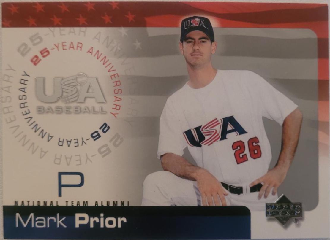 Mark Prior #USA-146 Baseball Cards 2004 Upper Deck USA Baseball 25th Anniversary