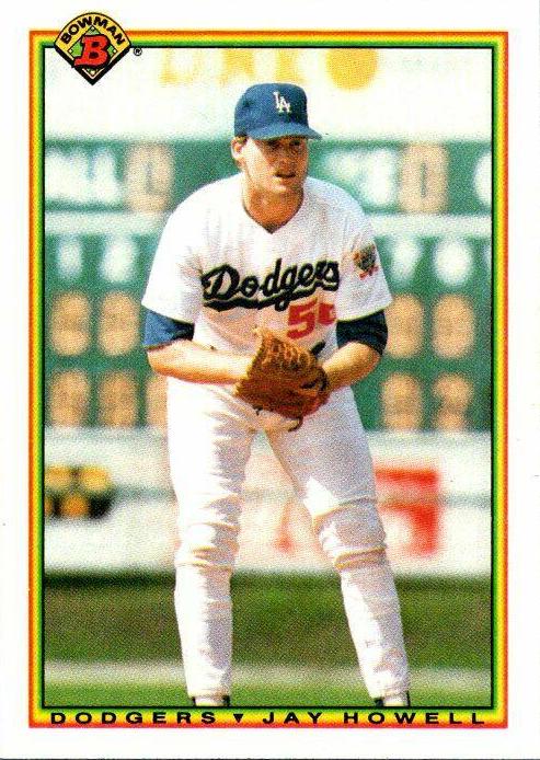 Jay Howell #83 Baseball Cards 1990 Bowman