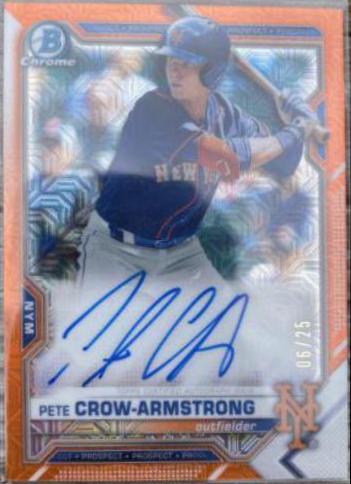 Pete Crow Armstrong [Orange Refractor] #BMA-PC