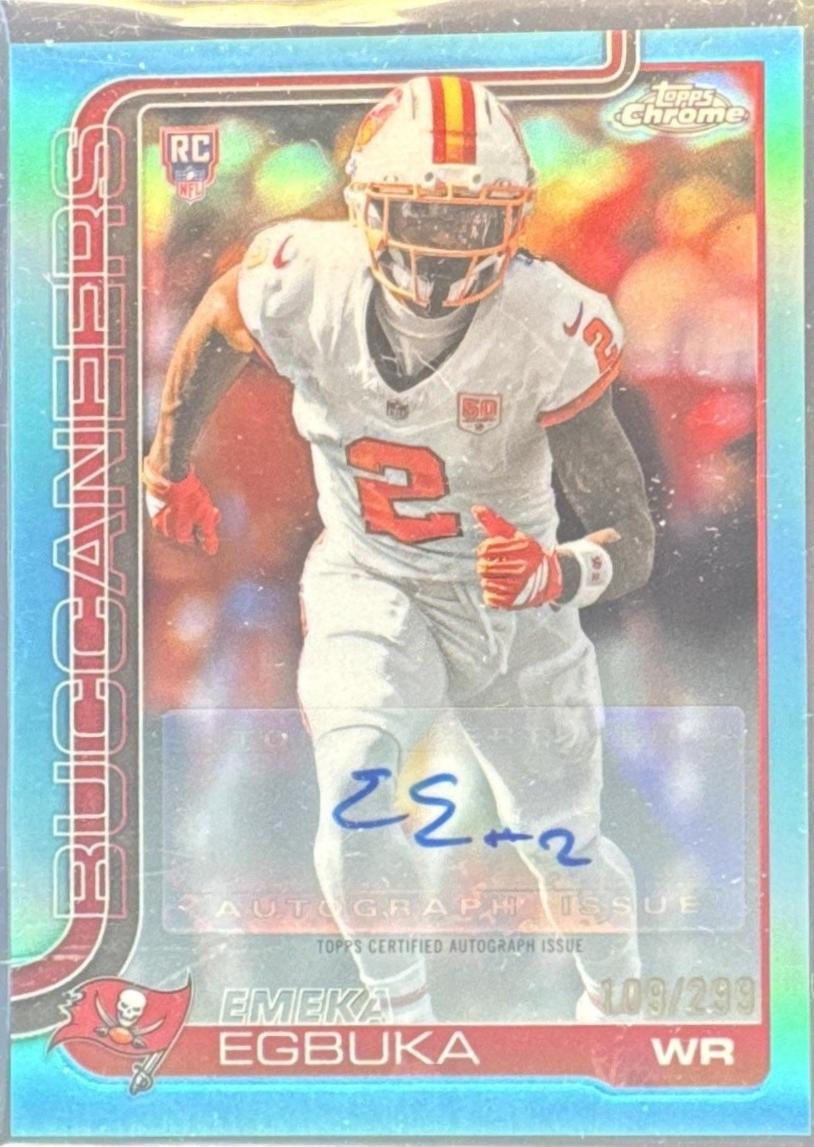 Emeka Egbuka [Teal Lava Refractor] #RA-EE