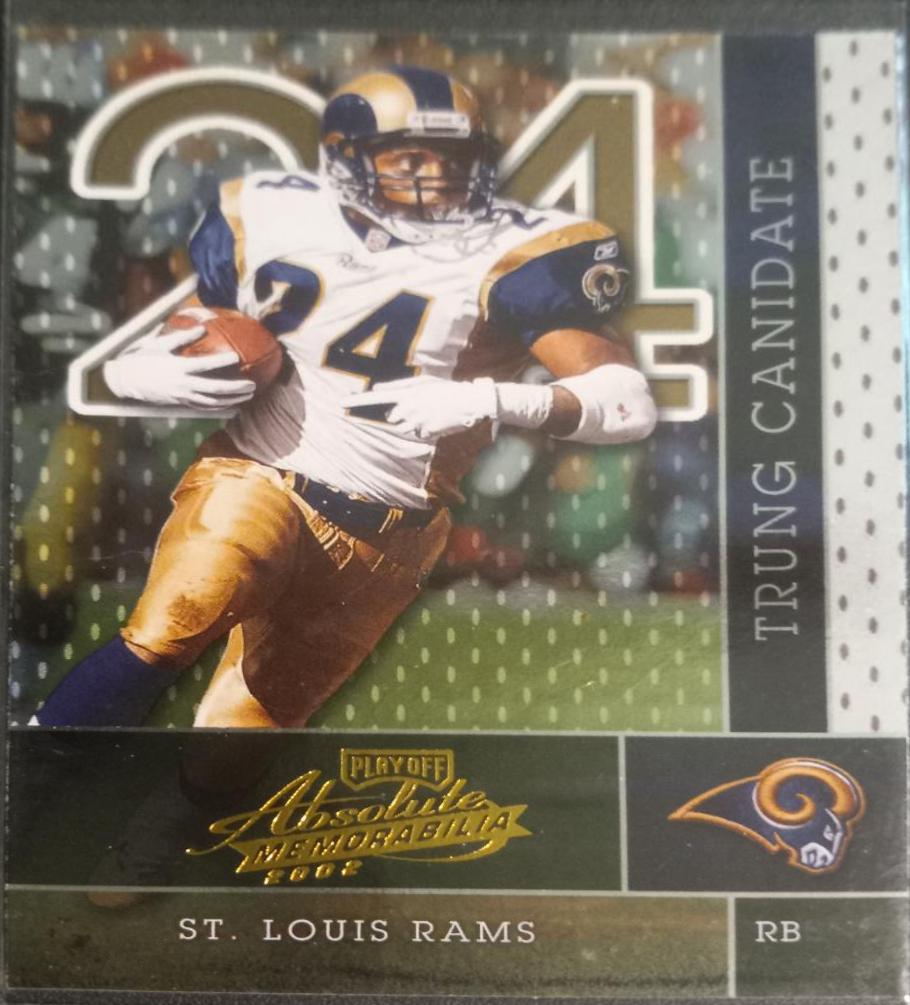 Trunk Canidate #144 Football Cards 2002 Playoff Absolute Memorabilia