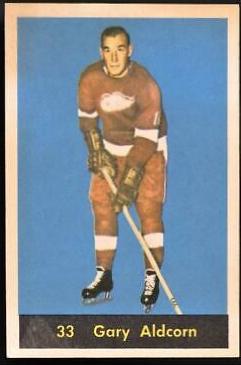 Gary Aldcorn #33 Hockey Cards 1960 Parkhurst