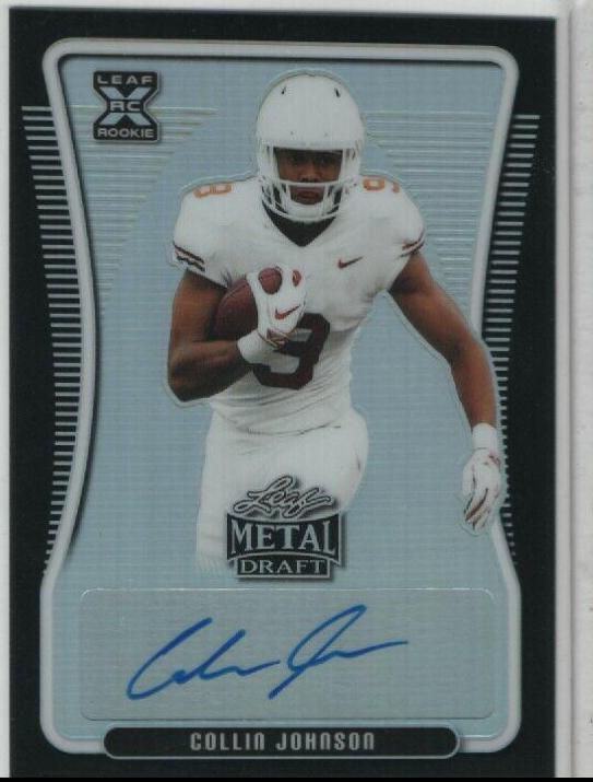 Collin Johnson #BA-CJ1 2020 Leaf Metal Draft Autographs Football