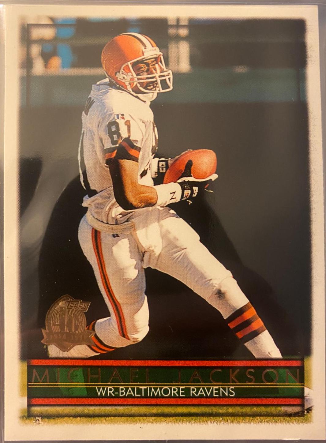 Michael Jackson #26 Football Cards 1996 Topps