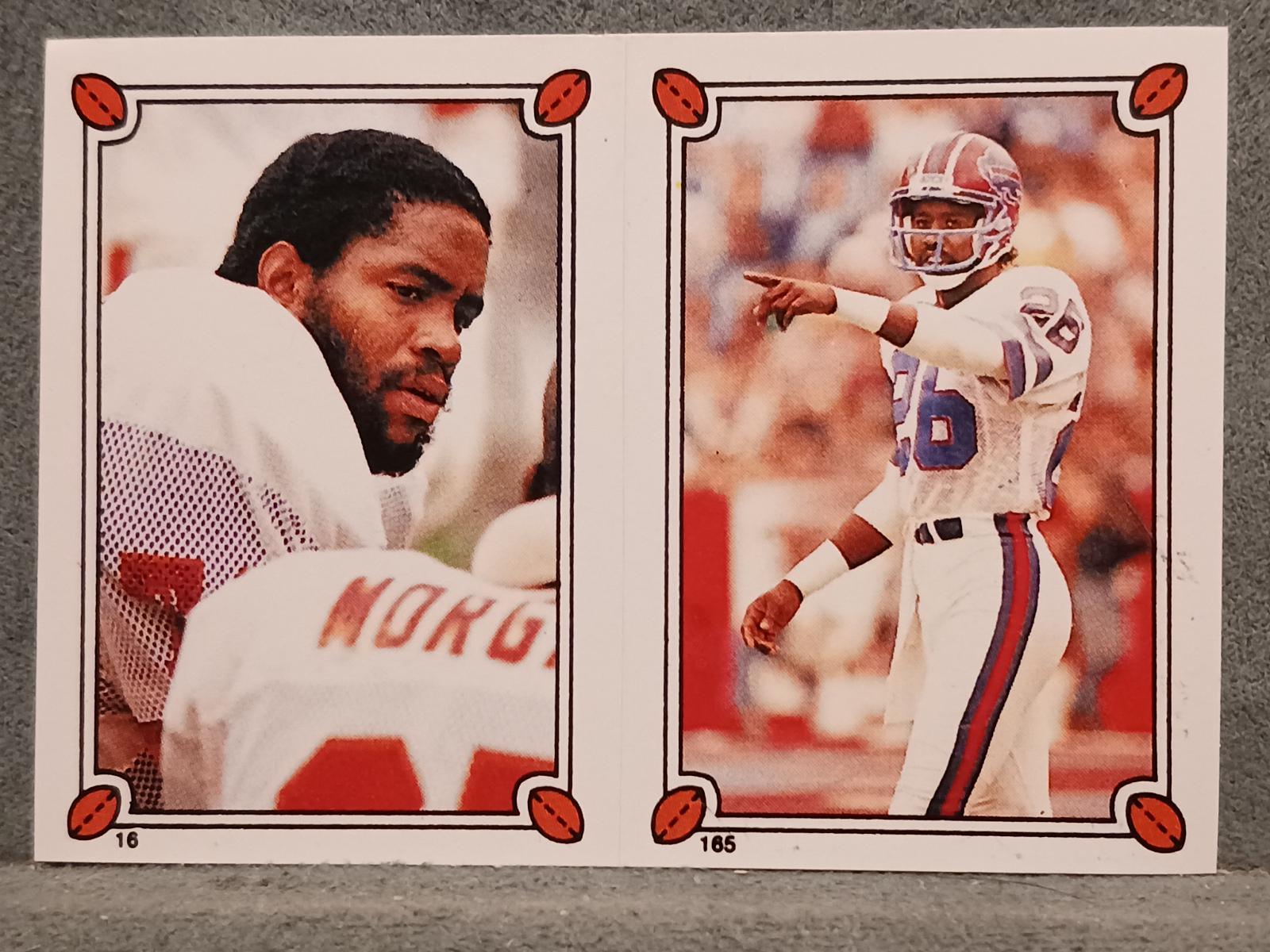 David Logan, Charles Romes Football Cards 1987 Topps Stickers