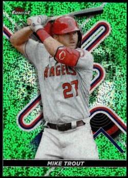 Mike Trout [Green Speckle Refractor] #27