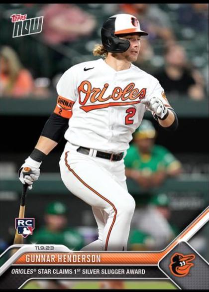 Gunnar Henderson #OS-9 Baseball Cards 2023 Topps Now