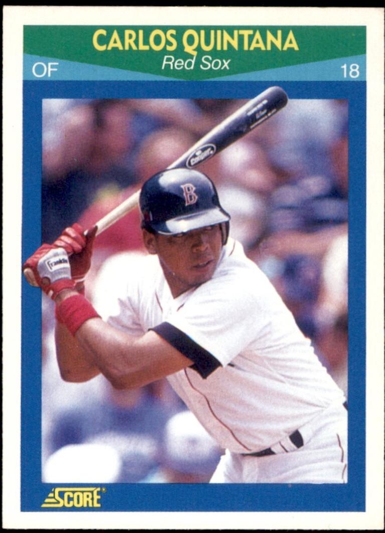 Carlos Quintana #49 Baseball Cards 1990 Score Rising Stars