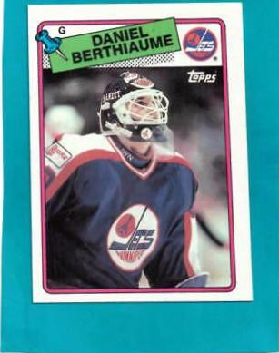 Daniel Berthiaume #142 Hockey Cards 1988 Topps