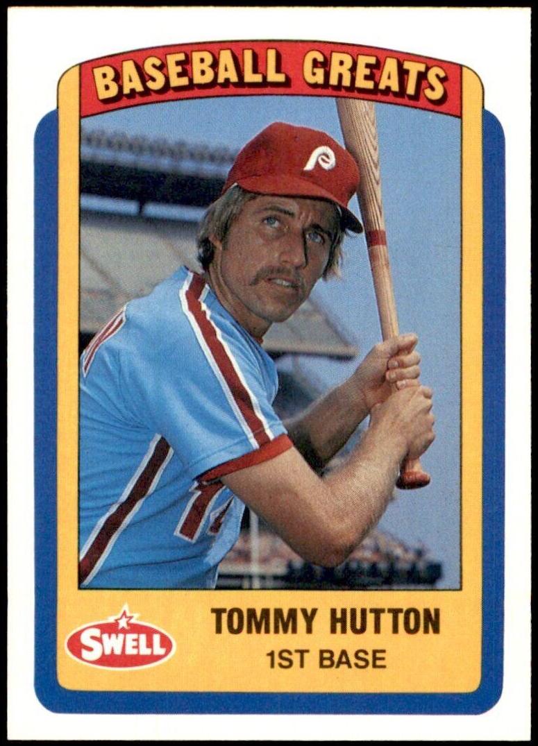 Tommy Hutton #87 1990 Swell Baseball Greats