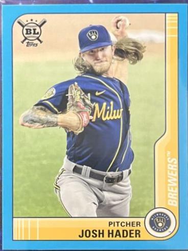 Josh Hader [Electric Blue] #72