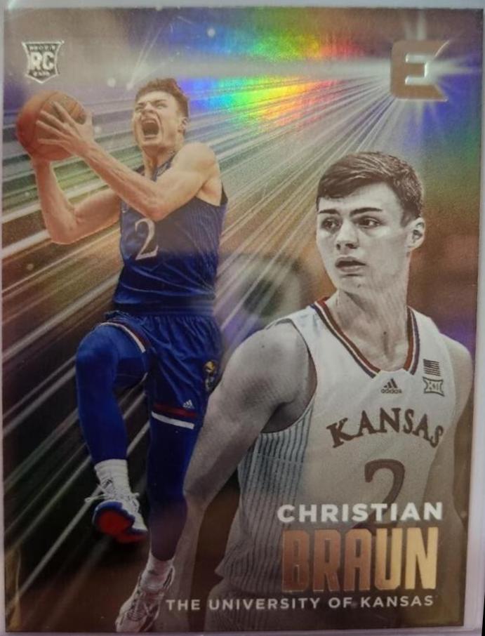 Christian Braun #6 Basketball Cards 2022 Panini Chronicles Draft Picks Essentials