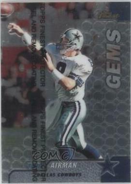 Troy Aikman #135 1999 Topps Finest Football