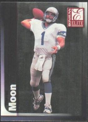 Warren Moon #1 Football Cards 1999 Panini Donruss Elite