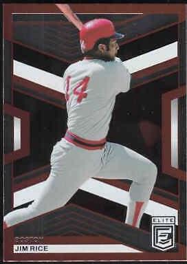 Jim Rice #4 Baseball Cards 2023 Panini Chronicles Elite