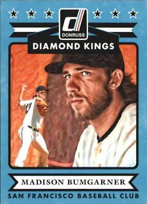 Madison Bumgarner #24 Baseball Cards 2015 Donruss