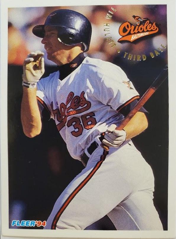 Tim Hulett #7 Baseball Cards 1994 Fleer