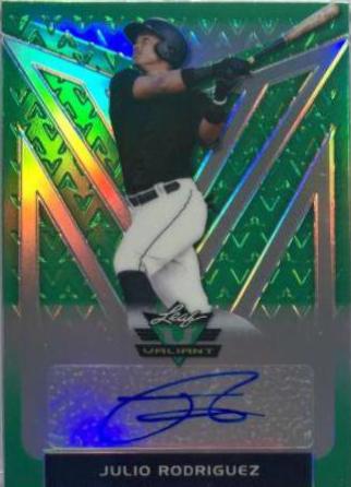 Julio Rodriguez #BA-JR1 Baseball Cards 2020 Leaf Valiant Autographs