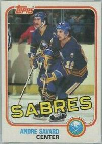 Andre Savard #78 1981 Topps Hockey