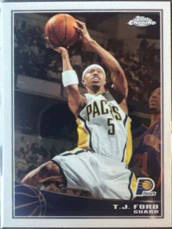 T.J. Ford #39 2009-10 Topps Basketball Chrome