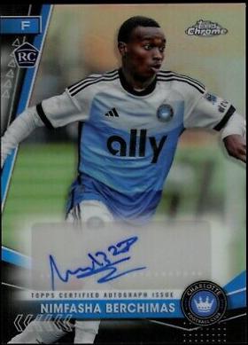 Nimfasha Berchimas #CA-NI 2024 Topps Chrome MLS Autograph