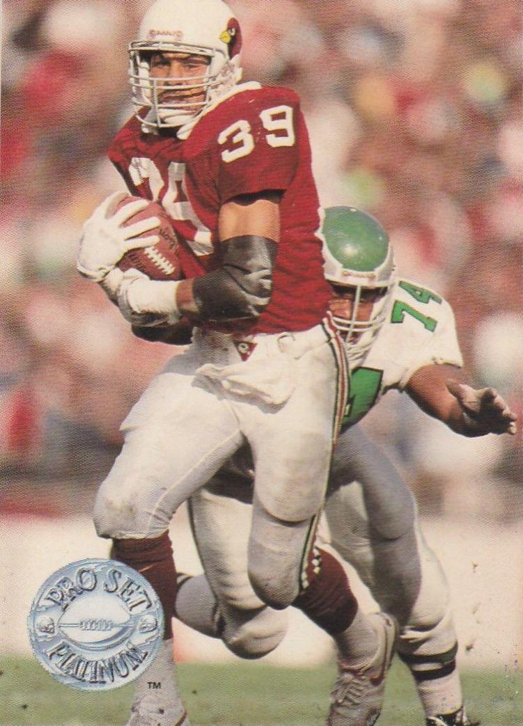 Johnny Johnson #93 Football Cards 1991 Pro Set Platinum