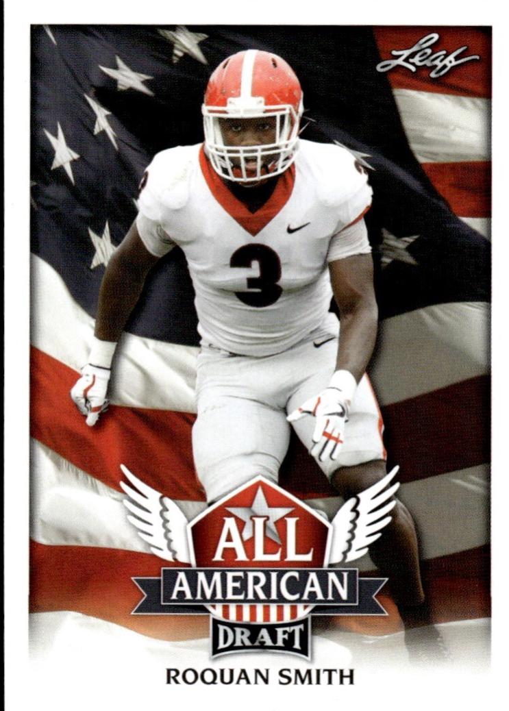Roquan Smith #AA-12 Football Cards 2018 Leaf Draft All American