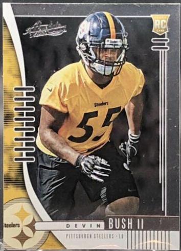 Devin Bush II #183 Football Cards 2019 Panini Absolute