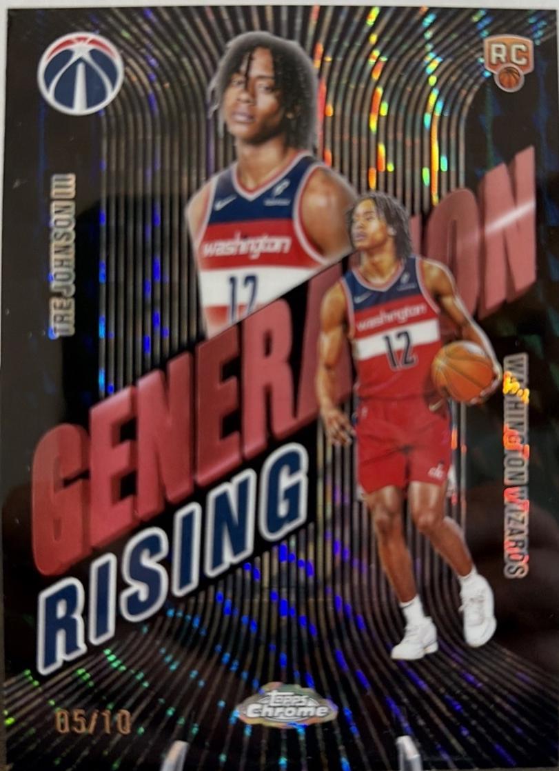Tre Johnson III [Refractor Black Geometric] #GR-6
