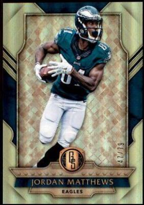 Jordan Matthews #12 Football Cards 2017 Panini Gold Standard