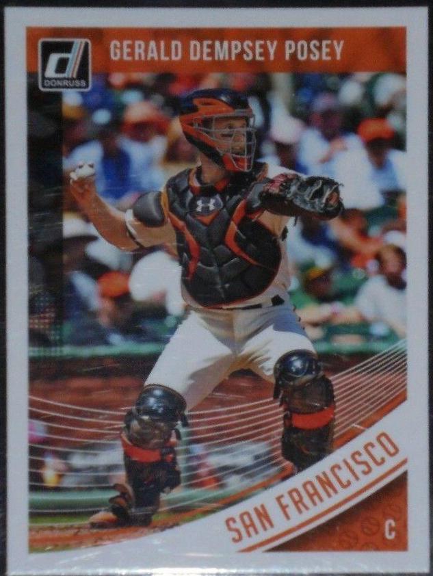 Buster Posey #167 2018 Panini Donruss Baseball