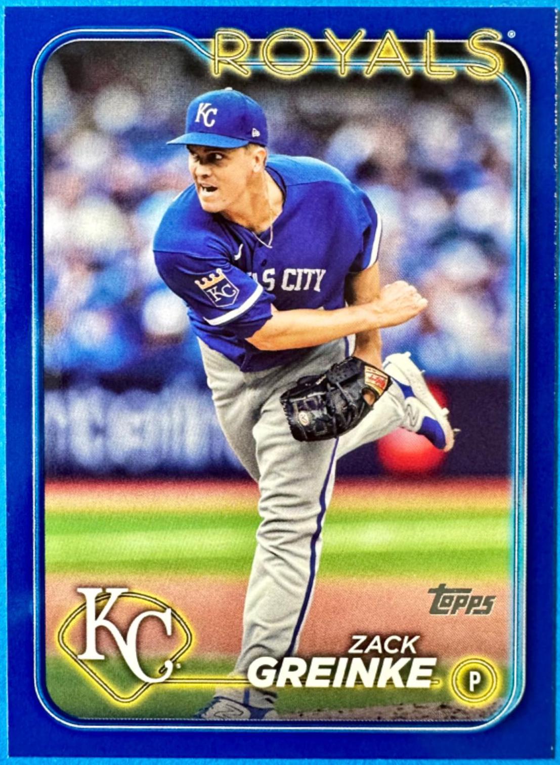 Zack Greinke [Royal Blue] (2024 Topps)